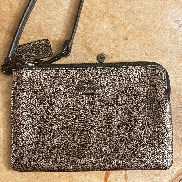 Coach Leather Wristlet - Picture 4 of 8